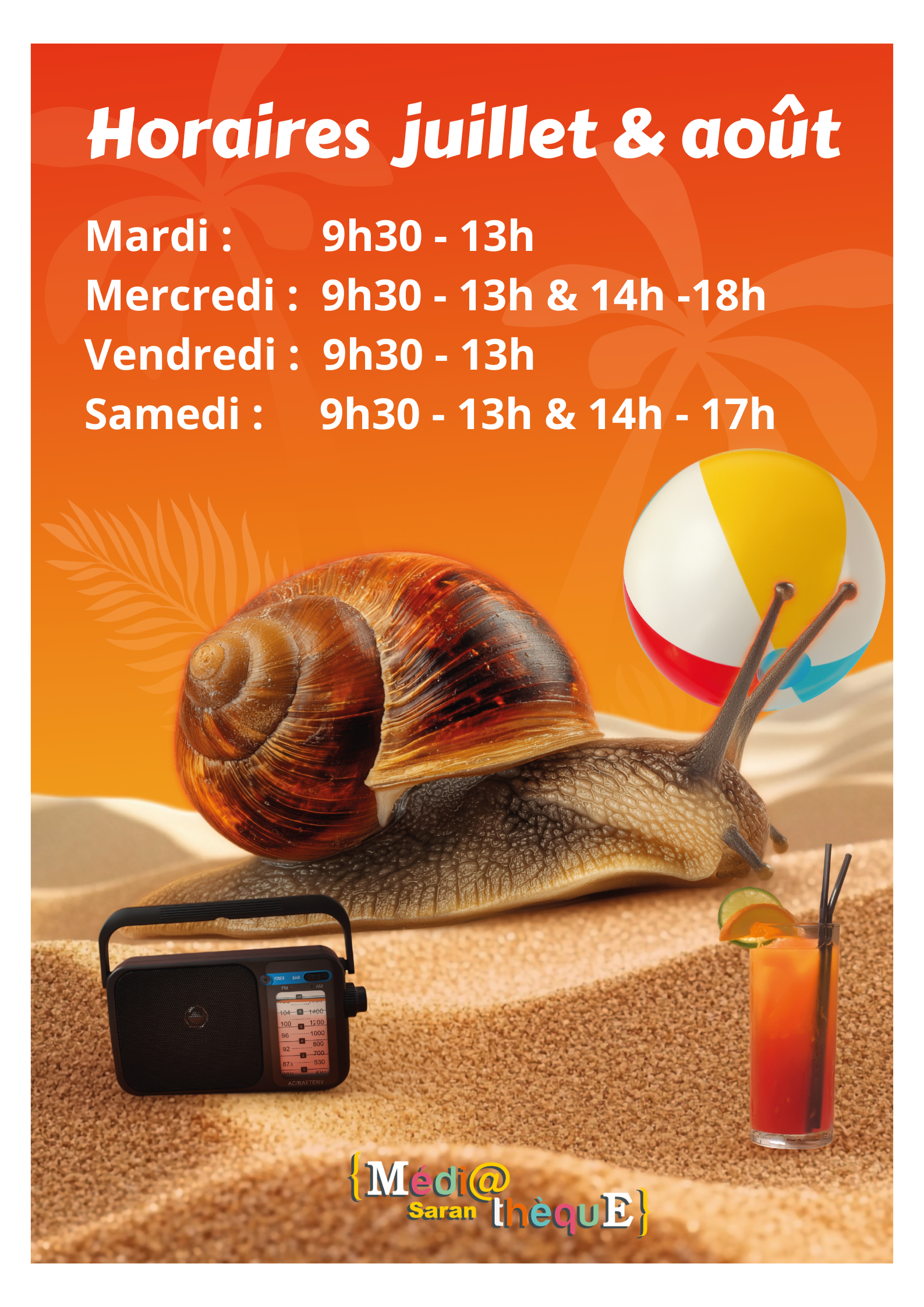 horaires été